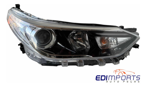 Farol Lado Direito Com Led Toyota Yaris 2019 2020