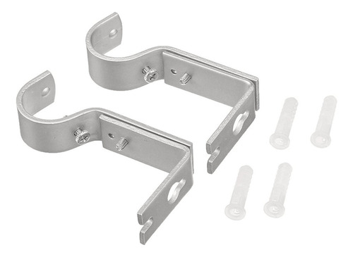 Soporte De Barra De Cortina Ajustable, Resistente, 3 Piezas