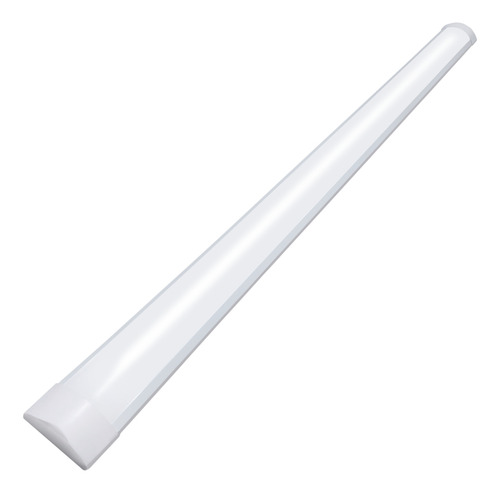 Luminária Led Linear Slim 36w Tubular 120cm 4000k Neutra Estrutura Branco 110v/220v