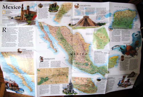 Mapa Nat Geo Mexico Politico Historico Nuevo Estados Pueblos