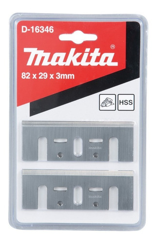 Imagen 1 de 6 de Cuchilla Para Cepillo Electrico Makita D-16346 Hss  82mm