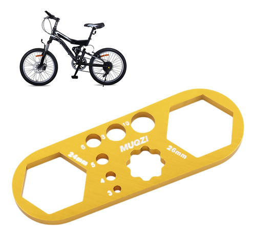 2 Llave Para Tapa De Horquilla De Bicicleta, Oro 24 Mm 26 Mm