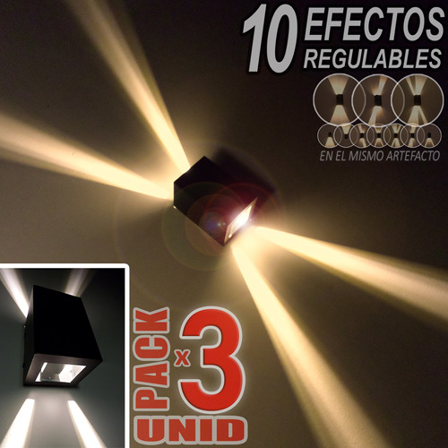 Difusor Aplique Bidireccional Efecto Rayo X Luz Indirecta X3