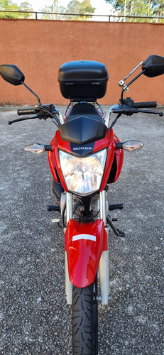 Moto Revisada, Com Pneus, Relação, Filtro E Vela Nova E Bau.
