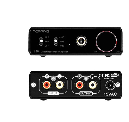 Imagen 4 de 9 de Topping L30 Amplificador De Audífonos