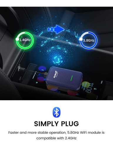 Carlinkit Adaptador Inalámbrico Para Carplay Androidauto