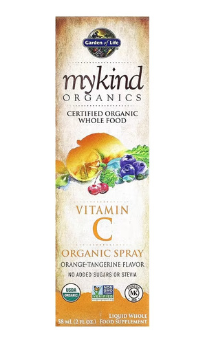 Garden Of Life, Mykind Organics Spray De Vitamina C 58ml Sfn