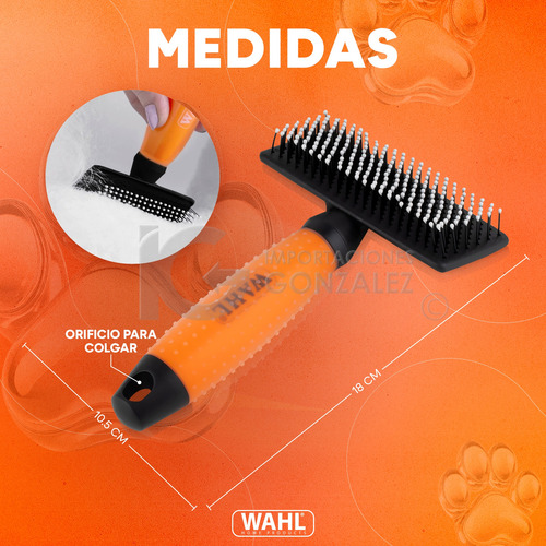 Cepillo Para Perros Y Gatos Wahl® Tipo Rastrillo De Mascotas