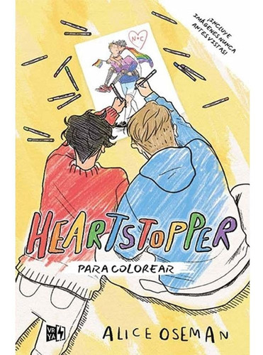 Heartstopper para colorear, de Alice Oseman. Serie Heartstopper Editorial V&R, tapa blanda en español, 2022