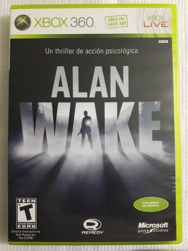 Alan Wake Xbox 360 Videojuego Fisico Original (Reacondicionado)