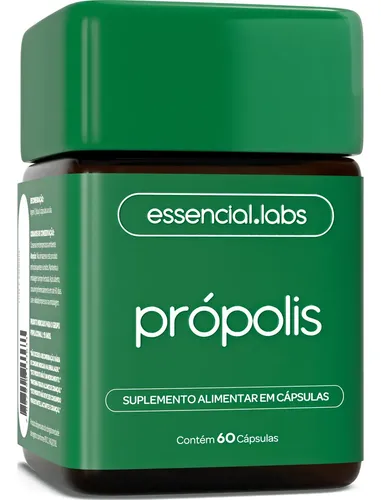 PRÓPOLIS VERDE - Extrato com Máxima Absorção e Concentração - 60 Cápsulas