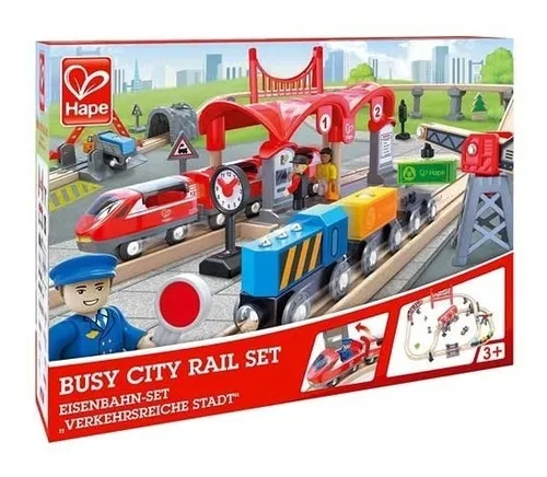 Tren city madera juguetes hot sale