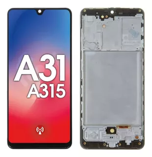 Modulo Pantalla Para Samsung A31 A315 Con Marco Calidad Oled