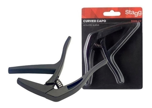 Capodastro Trigger Curvo Guitarra Acustica Electrica Stagg