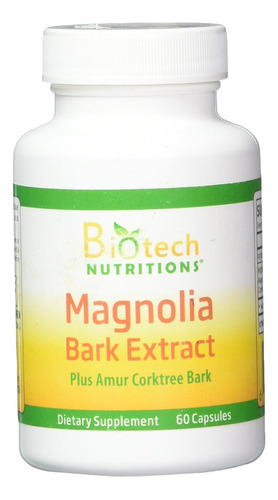 Biotech Nutritions | Magnolia Bark Extract | 60 Capsules