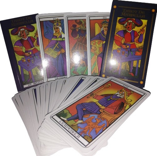 Tarot De Marsella + Manual/ Cartas Plastificadas. 