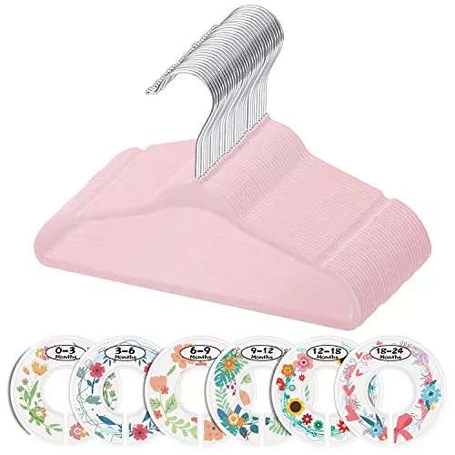  Malikesy 10 perchas para ropa de bebé, perchas ultrafinas para  recién nacidos, perchas de ropa multicolor para niños pequeños, perchas de  guardería para bebé : Hogar y Cocina