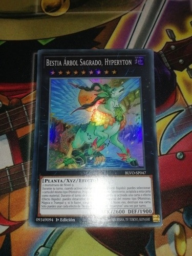 Bestia Árbol Sagrado Hyperyton Xyz Yu-gi-oh! Original Konami