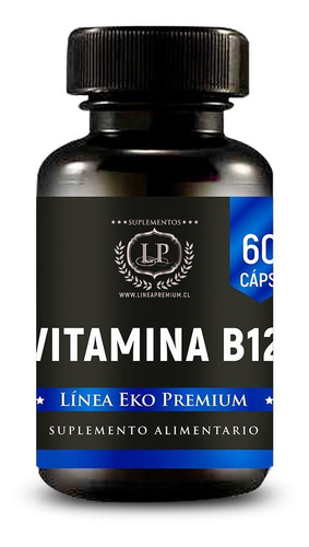Imagen 1 de 2 de Vitamina B12, Cápsula Vegetal X 60, Oferta De Lanzamiento