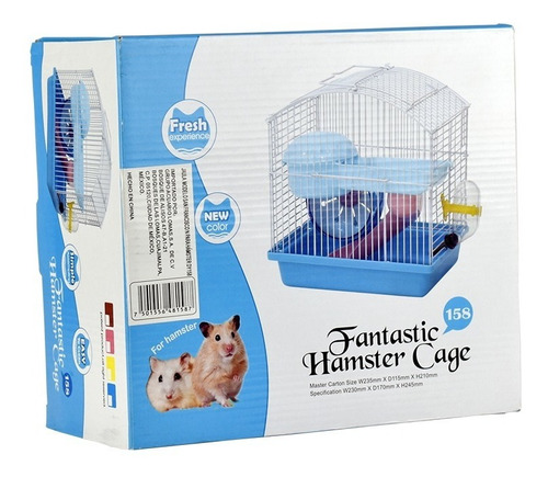 Jaula San Francisco N 23x17x24 Hamster Jerbo Dayang Dy158