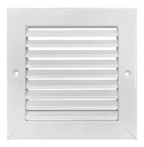 Rejilla Ventilacion Baño 15x15 Acero Inox Exterior 20x20 Bca