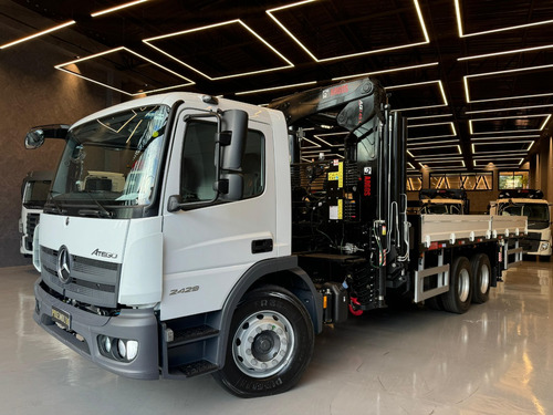 Caminhão Mb Atego 2429 6x2 2025 Guindaste Munck Argos 45t