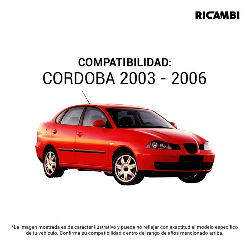 Par Discos Freno Delantero Para Cordoba 2003 2004 2005 2006