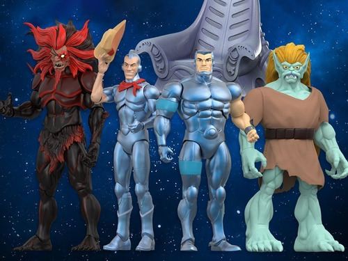 Silverhawks Ultimates Wave 2 Set 4 Figuras Mon*star Vaquero+