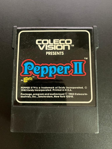 Pepper 2 Colecovision Cartucho