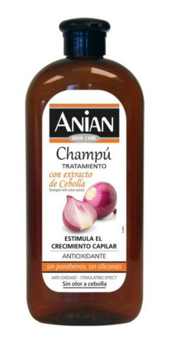 Anian Hair Care Shampoo De Cebolla Roja Champú Sin Olor