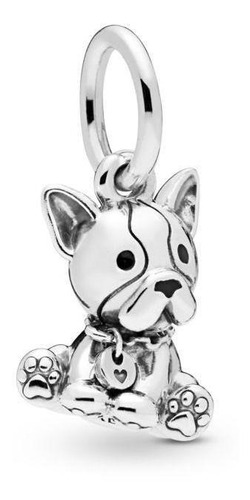 Charm,dije Pandora Perro Bulldog Plata925 Original 