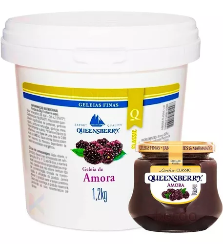 Geleia Damasco Queensberry 100% Fruta Vidro 170g