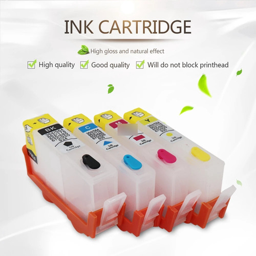 Imagen 2 de 4 de Tinta Hp 670 670xl Recargable 3525 4615 4620 4625 5525 6526