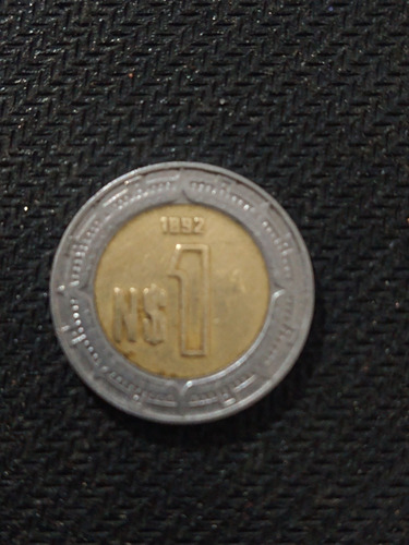 Moneda $ 1 Nuevo Peso Mexicano 1982