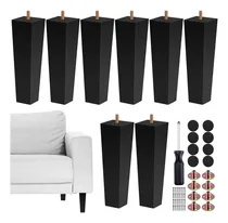 Comprar Juego De 8 Patas Cuadradas De Madera Maciza De 8  Para Sofá 