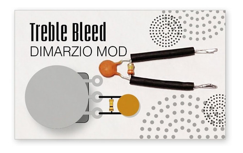 Kit Treble Bleed Dimarzio Mod