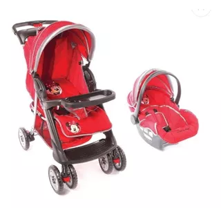 Coche Cuna Bebé Travel System De Lujo One Hand Folder