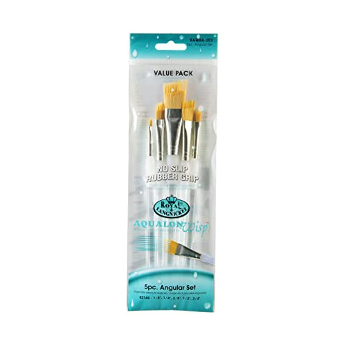 Aqualon Royal & Langnickel Wisp Juego De Brochas Angulares