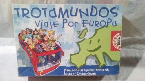 Juego De Mesa Trotamundo Viaje Por Europa De Educa Completo