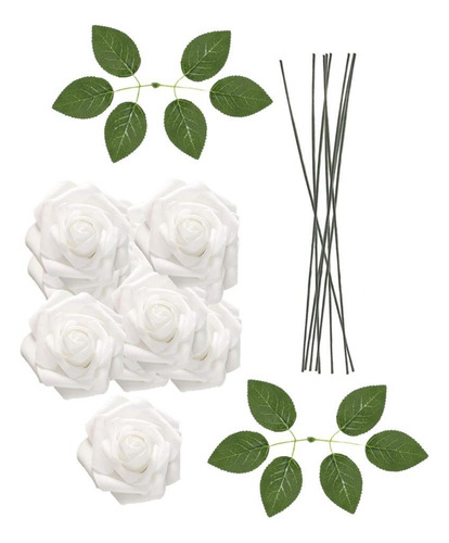 25pcs Flowers Artificial Roses Roses, Decoração De
