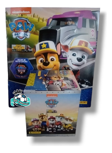 Album Paw Patrol Super Pelicula + 50 Sobres Panini Estampas