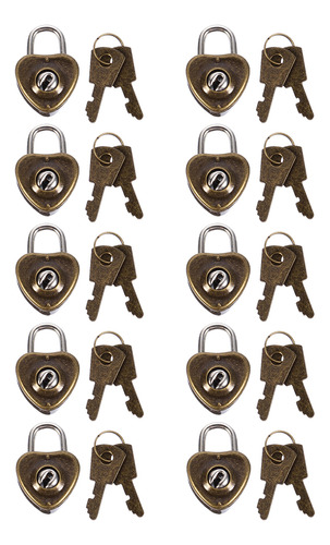 Maleta Metálica Lock Love, 10 Unidades