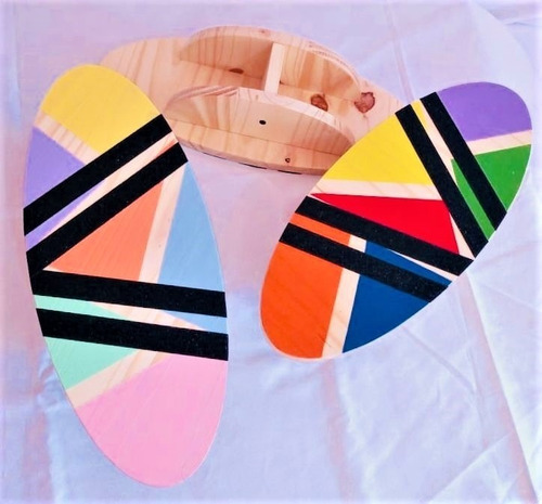 Imagen 4 de 5 de Balancín - Tabla De Equilibrio Montessori