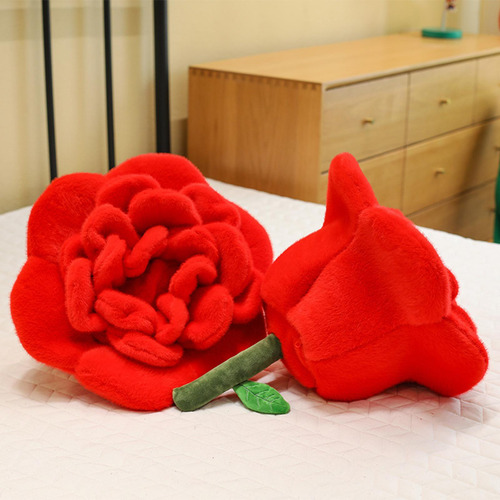 Rose Flower Fehip Toy Cushion Toy De Peluche Suave
