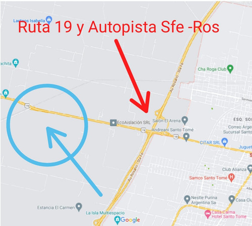 Imagen 3 de 5 de Terreno A 200 Mts Al Sur De Ruta Nacional 19