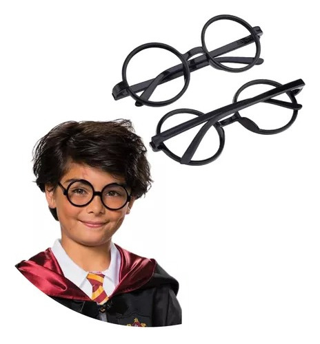 Lentes Gafas Harry Potter Accesorio Cosplay Montura Plástica