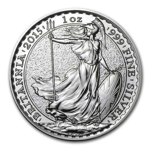 Unk1060 Gran Bretaña Onza Plata Britannia 2015 Unc-bu Ayff