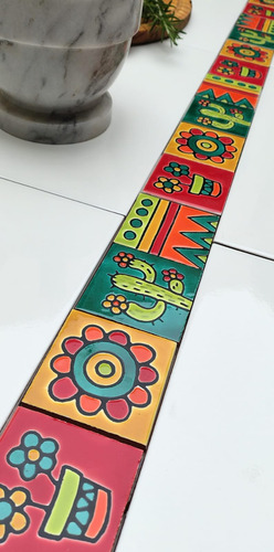 Guardas Mexicana Cerámica Relieve - Metro Lineal