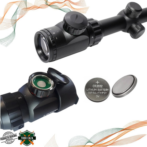 Imagen 3 de 5 de Mira Telescópica Half Mildot 3-9x40 Retículo Iluminado Foxb