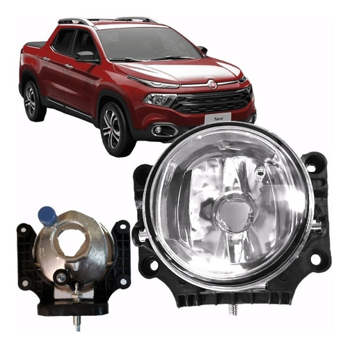 Imagen 2 de 7 de Faro Auxiliar Antiniebla Fiat Toro Freedom Volcano 4x2 4x4